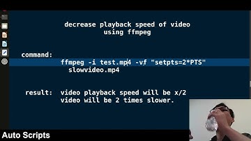 FFmpeg Tutorial - Decrease Playback speed of video using FFmpeg easily