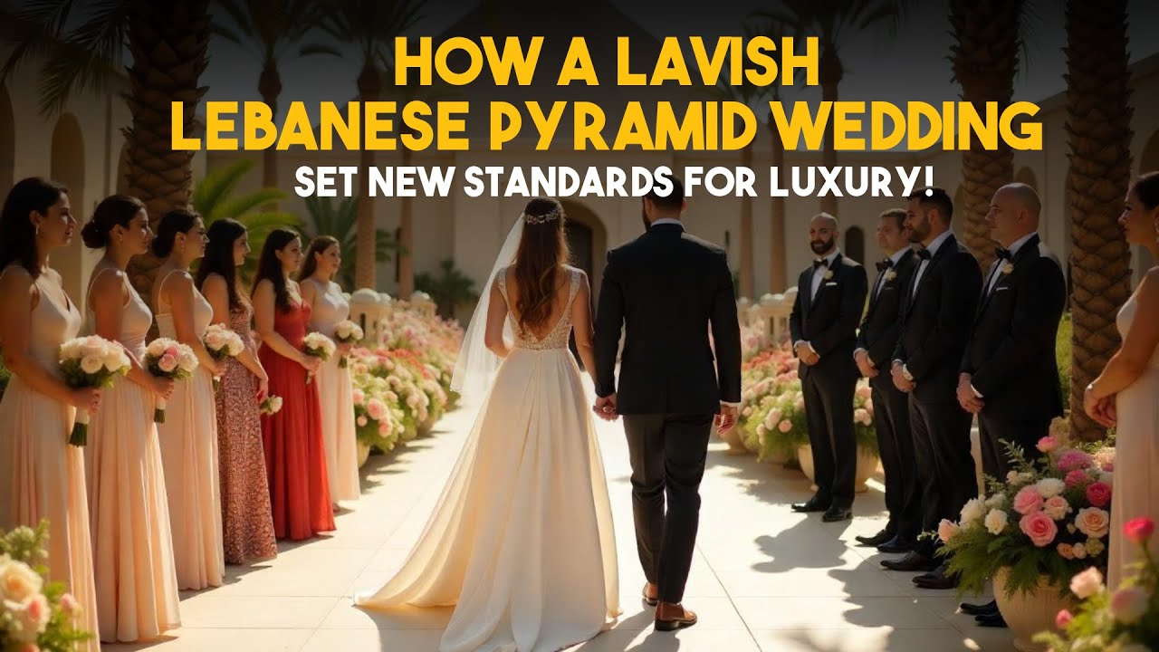 How a Lavish Lebanese Pyramid Wedding Set New Standards for Luxury! | Lux Travel