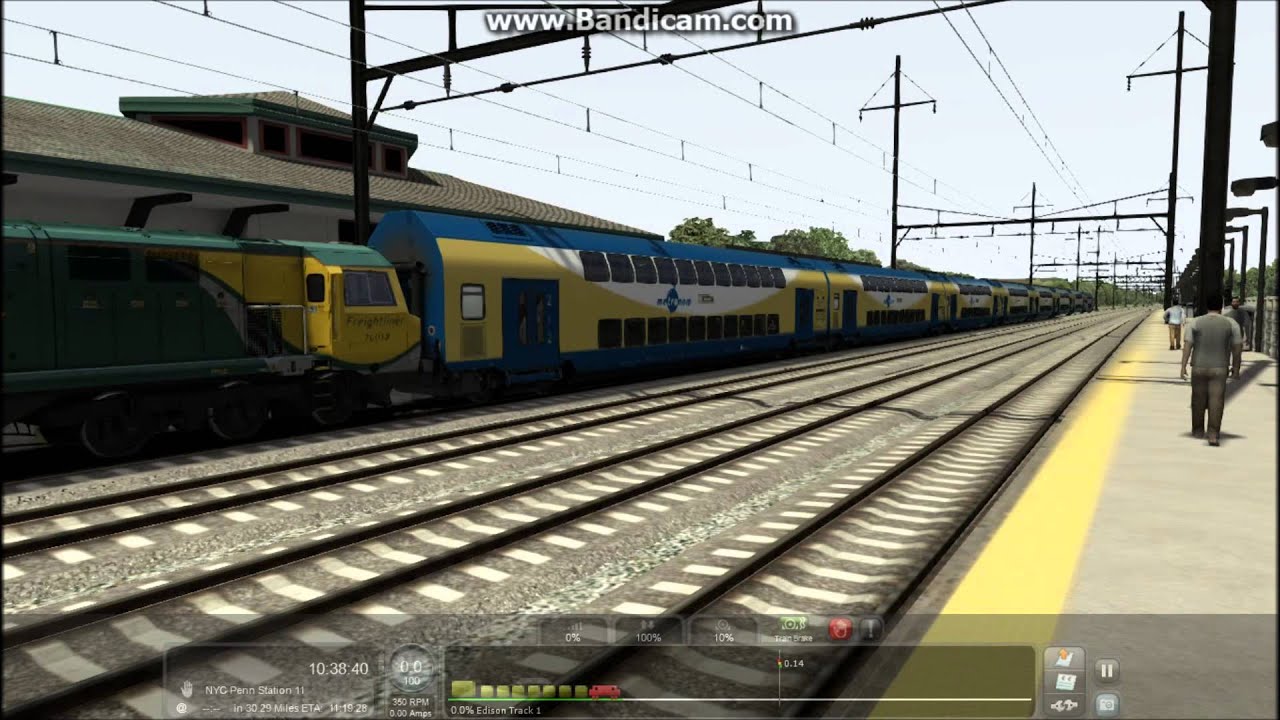 Train Simulator 2014 HD EXCLUSIVE British Rail Class 70 GE Powerhaul Calls at Edison Station On The