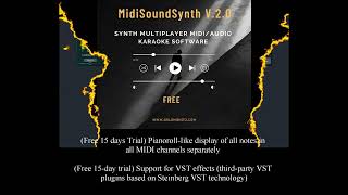 MidiSoundSynyh - Midi Player Synth and Karaoke by GoldMidiSF2 & SynthFont