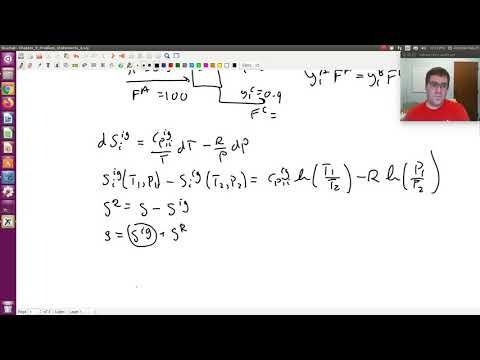 Chapter 9: Property Changes of Ideal Gas Mixtures Example