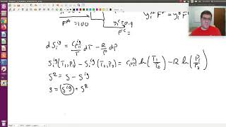 Chapter 9: Property Changes of Ideal Gas Mixtures Example