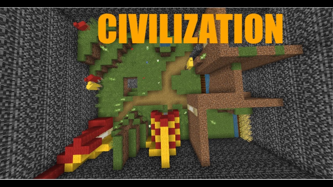 I Forced 4 players to create civilization in a bedrock box 02 - YouTube