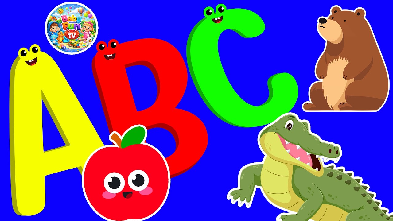 "ABC Phonics Song for Kids | Learn Alphabet Sounds A to Z | Baby Fun TV ...