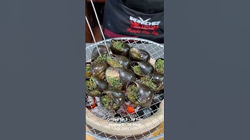 Ốc bươu nướng tiêu xanh - Grilled with green peppercorn sauce