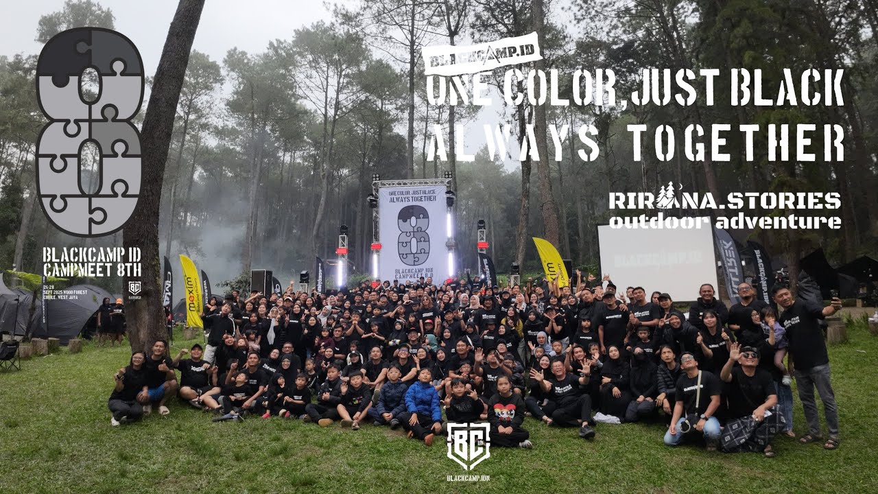 WOOD FOREST I BLACKCAMP 8 CAMPMEET 2025 I Cikole Lembang l Dihadiri 100 lebih tenda dan gear hitam