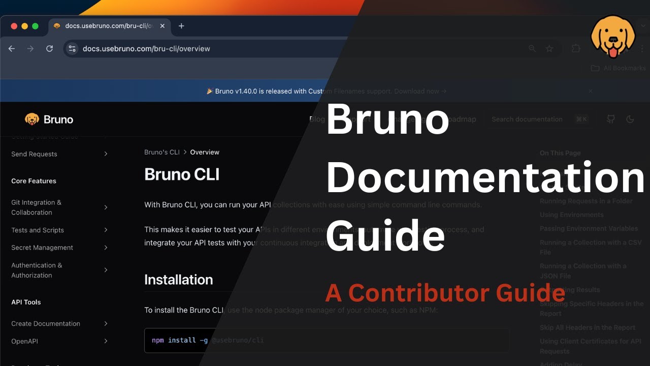 Contribute to Bruno Docs | A Starter Guide 2025 😍🚀 #documentation # ...