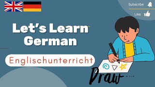 Englischunterricht  Gebruchliche Verben  German Lesson  Englishgerman For Beginners 100 Verbs