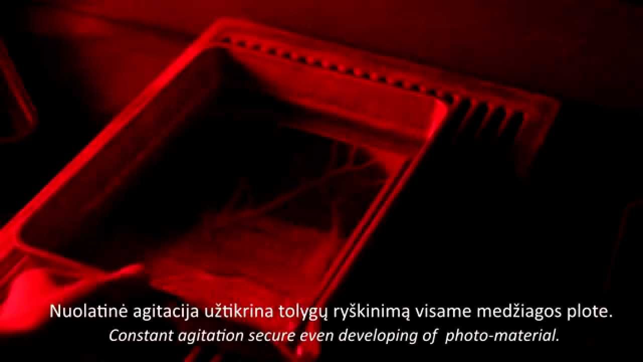 ORWO 18x24 sheet film developing