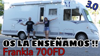 OS ENSEÑAMOS LA AUTOCARAVANA! La yayi 3.0 Frankia i 700 FD  Cap#054