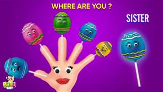 The Finger Family Easter Egg Nursery Rhyme Easter Egg Cake Pop Finger Family Songs For Kids