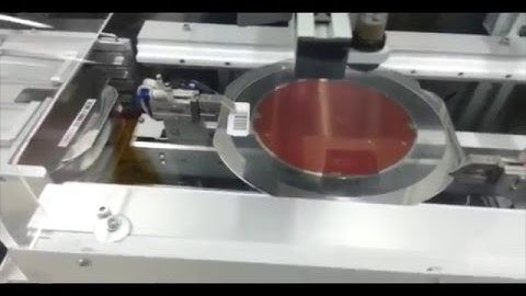 Microscope automatic loader for framed silicon wafers