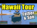 Father & Son Hawaii Map Tour of Destruction! (Unturned Hawaii Map Funny Moments)