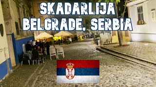 Walking At Skadarlija Belgrade, Serbia