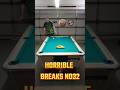 Horrible Breaks no32 CLUSTERED #8ballpool #trending #billiards #entertainment