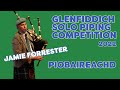 Jamie forrester  glenfiddich solo piping competition 2022 piobaireac.