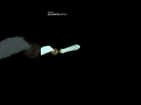 Rocket Launch Through the Clouds | Captured by DJI Mavic 4 Pro