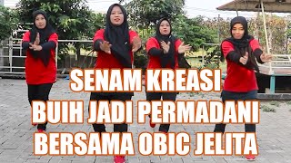 Buih Jadi Permadani Viral Tik TOk | Senam Buih Jadi Permadani Viral Tik TOk Bersama Obic Jelita