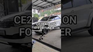 fortuner modifikasi velg ce28 r18 #fortuner #fortunerlover #ce28 #shorts #shortvideo