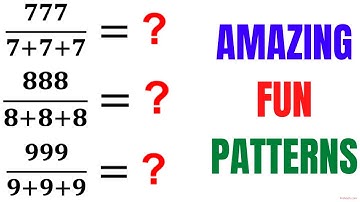 Calculators Not Allowed | Magical Patterns | Competitive Exams