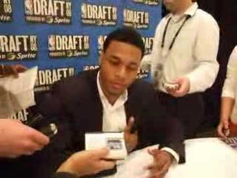 Brandon Rush Interview, NBA Draft Media Day