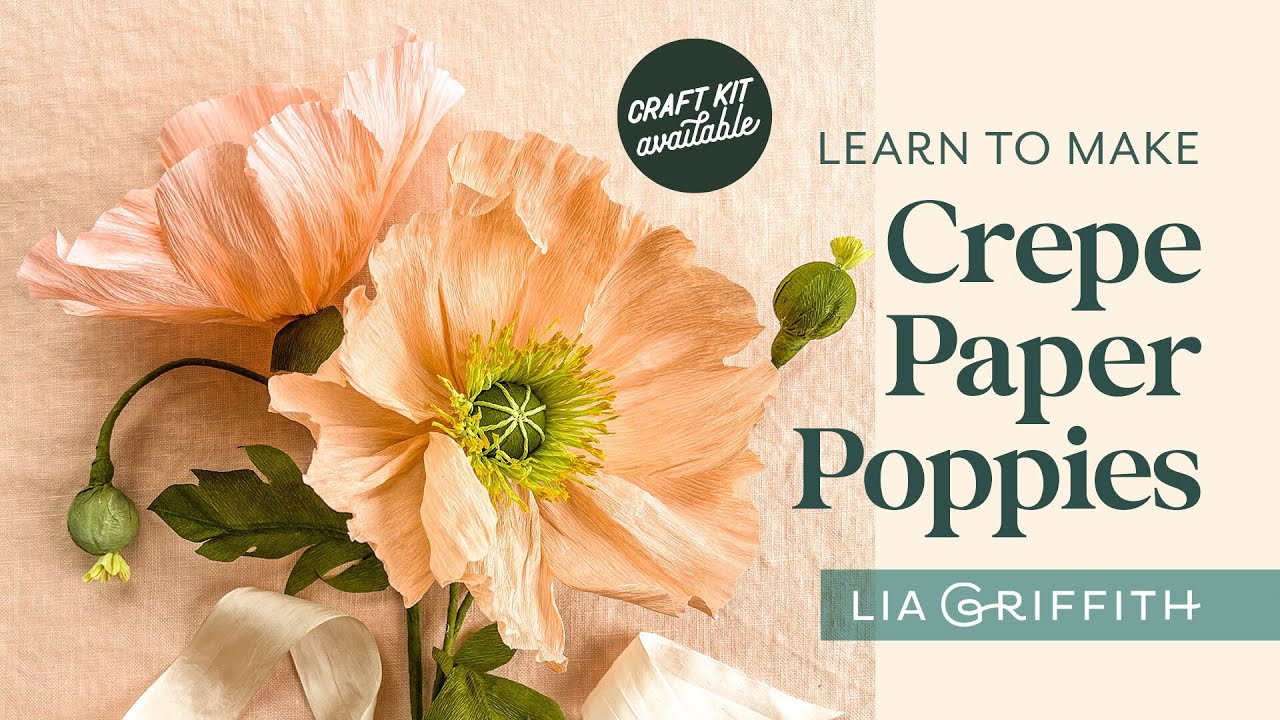 How to Make a crepe paper Icelandic poppy
