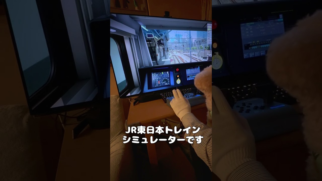 パパとココの出発進行🫡＃JR東日本トレインシミュレーター＃ズイキマスコン
