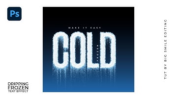 How to Create a Dripping Frozen Text Effect – Photoshop Tutorial