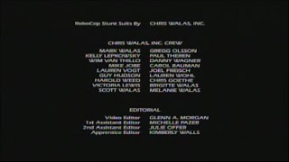 Robocop 2 1990 End Credits Hbo 2 2024
