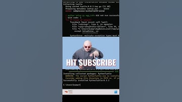 😎AB KISI KO ERROR NAHI AAEGA🤩#python #animation #shorts #shortsvideo #viral  #shortsfeed #best #easy
