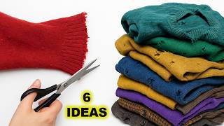 : 6 Amazing Ideas! Look the Masterpieces I Made with Old Sweaters!