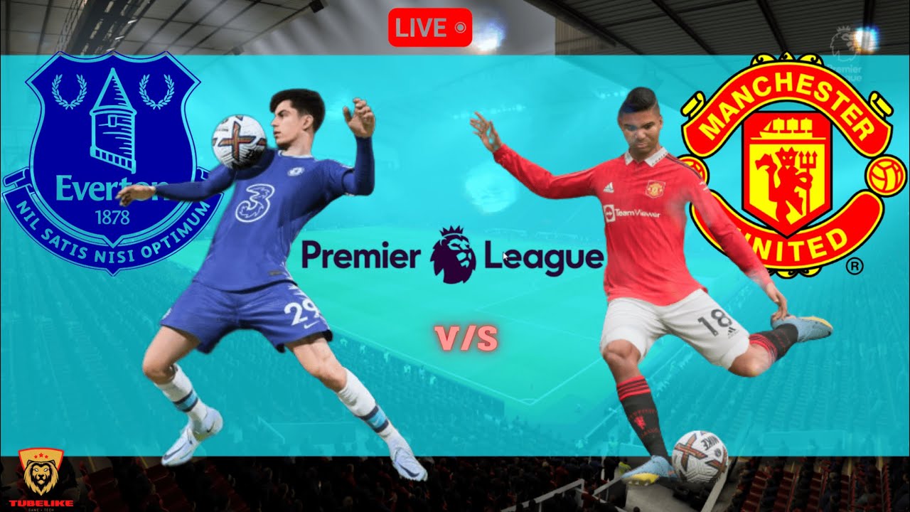 Everton vs Manchester United Premier League Round of 16 [Full HD 60