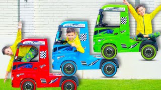 Funny Tema Compilation kids videos Kids cars broken Artem Fixed cars for kids