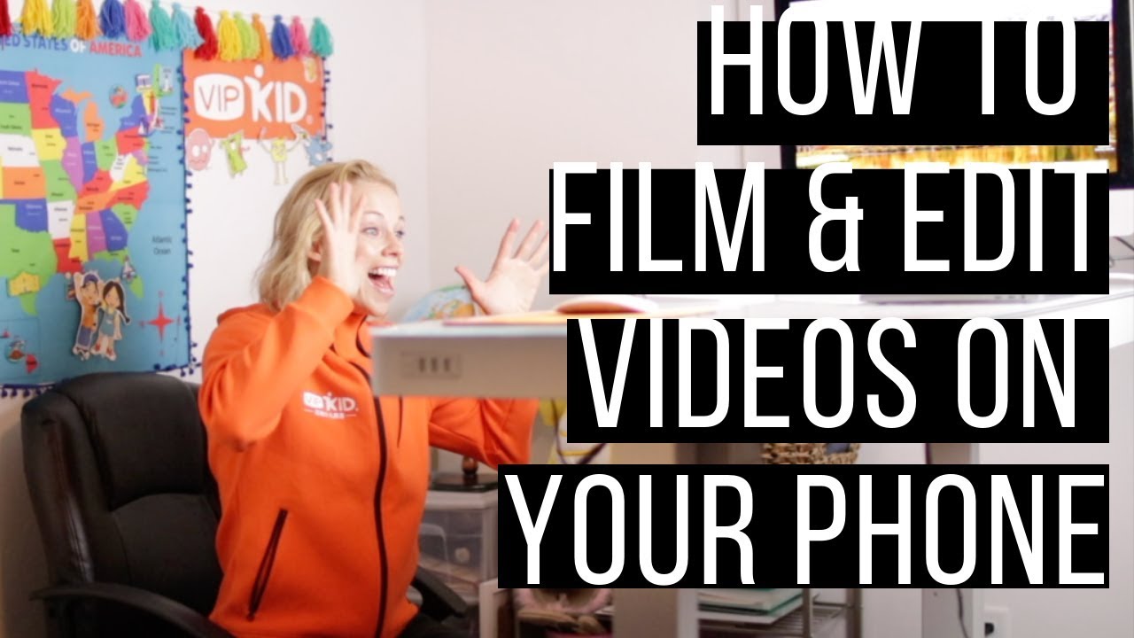 How to Film and Edit Your Intro Video for VIPKid with Your iPhone - YouTube