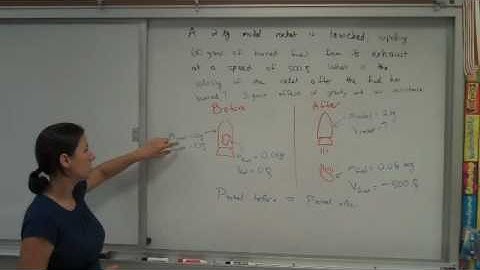 explosions and momentum conservation