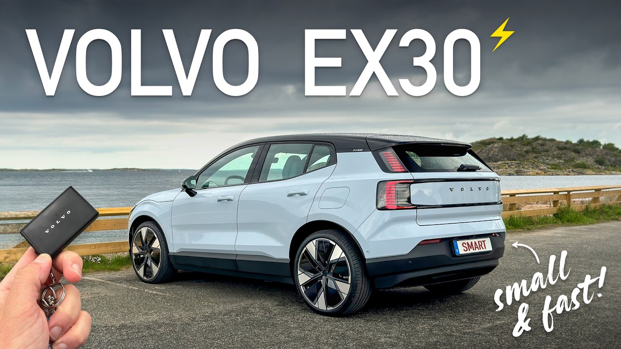 Volvo EX30 (442 л.с.) - POV drive & walkaround!