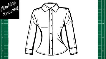 How to Draw a Button-Down Shirt
