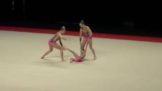 Richmond - Gold - Womens Group 12-18 - Acrobatic Gymnastics 2017 screenshot 4