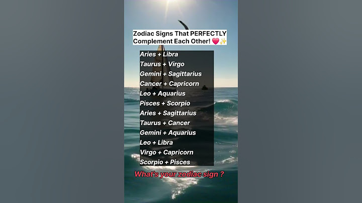 Zodiac Signs That PERFECTLY Complement Each Other! ❤️✨