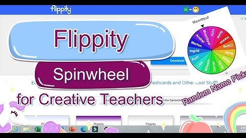 Random Name Picker Using Flippity