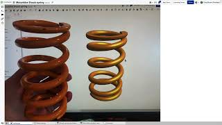 Parametric spring building, verification, and simulation in Onshape