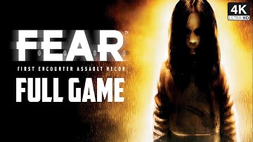 F.E.A.R. First Encounter Assault Recon Gameplay Full Game Walkthrough | No Commentary | PC 4K UHD