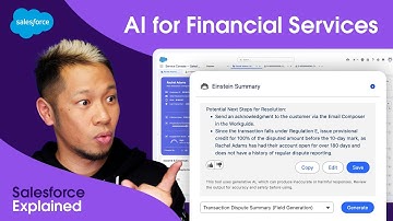 How To Use AI To Resolve Transaction Disputes Faster | Salesforce Explained
