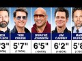 Real Heights of Hollywood Actors (From Shortest to Tallest)