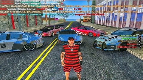 SAIU!! MINHA DATA MODIFICADA SAMP ESTILO FIVEM, CARROS, MOTOS, PVP, FUGAS, RODA EM CELULAR FRACO