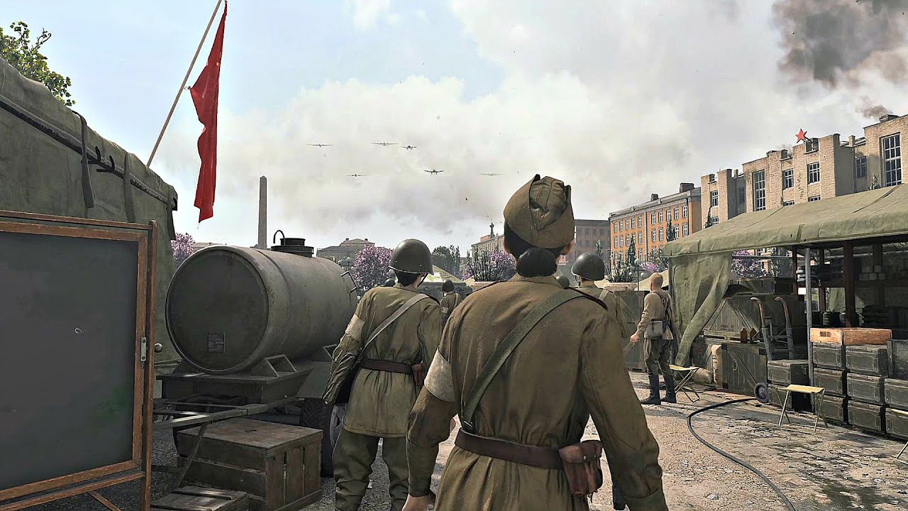 Call Of Duty Vanguard Battle Of Stalingrad Scene 4k 60fps Youtube