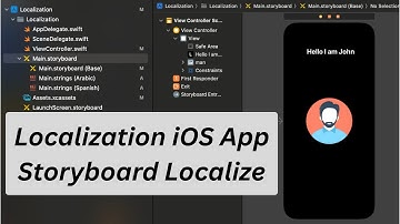 Localize Your iOS App in Swift || Multiple Languages to Localization Tutorial  Storyboard, Xcode