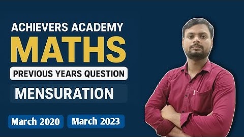 Mensuration PYQs for 4 marks ( March 2020 & 2023) | Part 1 | Day 2/100 | 10th SSC | Maths 2