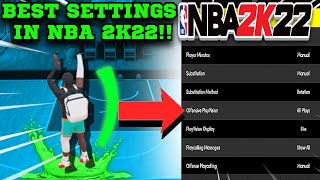 *NEW* BEST SETTINGS FOR NBA 2K22 (CONTROLLER SETTINGS, TIMING & MORE BEST TIPS AND TRICKS FOR GREENS screenshot 4