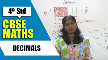 4th Std CBSE Maths Syllabus | Decimals | CBSE Maths Part-94